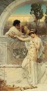 John William Godward Yes or No oil painting on canvas